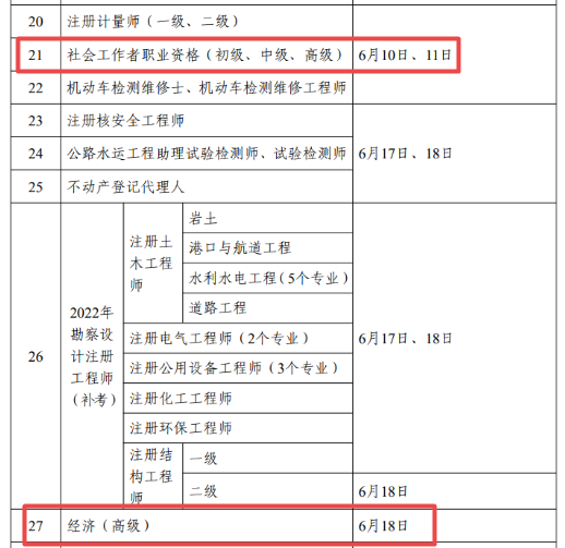 考試計(jì)劃