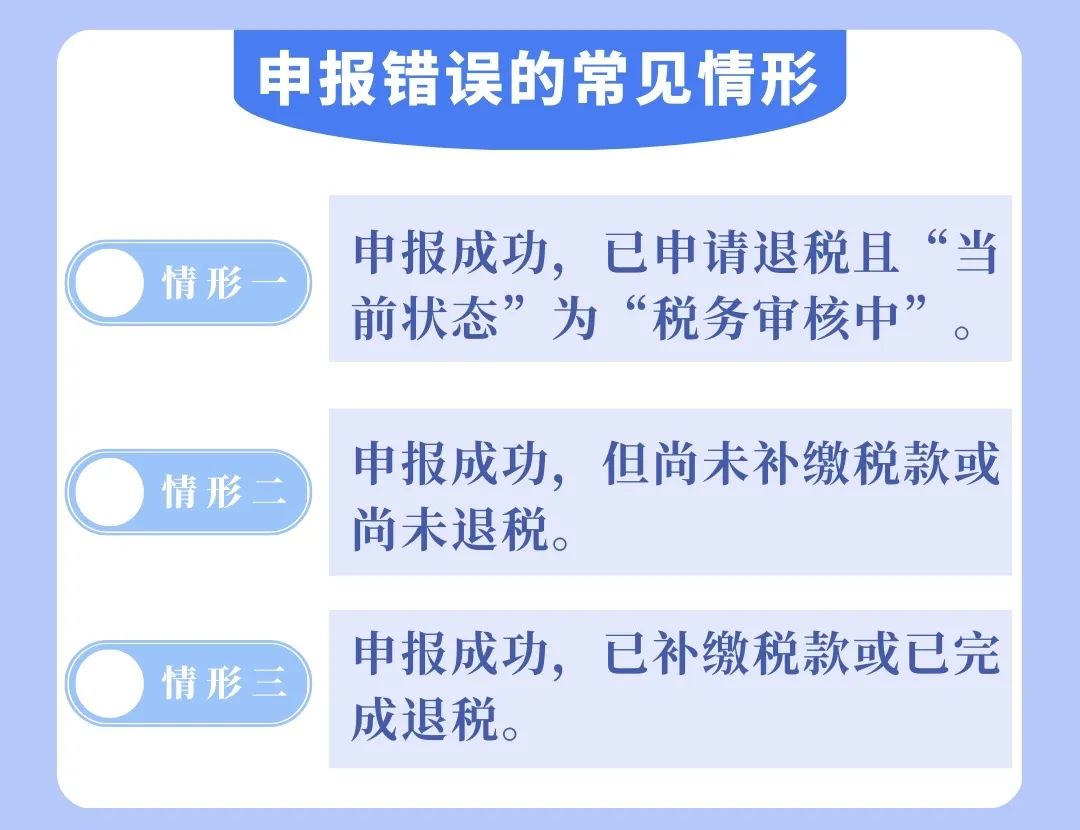 個稅APP年度匯算申報有誤？更正申報操作來啦！