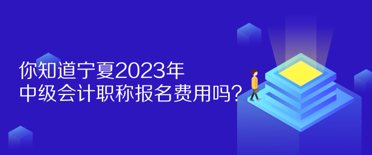 你知道寧夏2023年中級(jí)會(huì)計(jì)職稱報(bào)名費(fèi)用嗎？