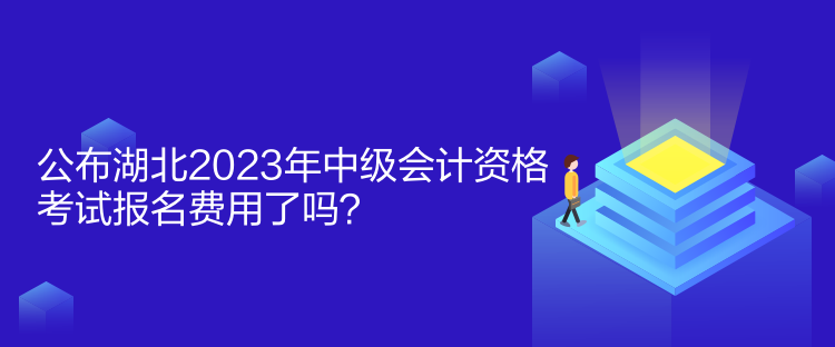 公布湖北2023年中級(jí)會(huì)計(jì)資格考試報(bào)名費(fèi)用了嗎？