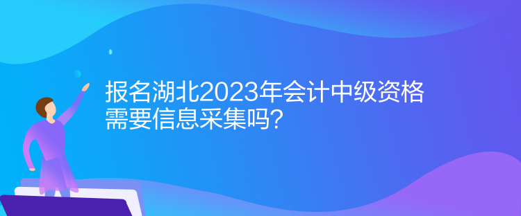 報(bào)名湖北2023年會(huì)計(jì)中級(jí)資格需要信息采集嗎？