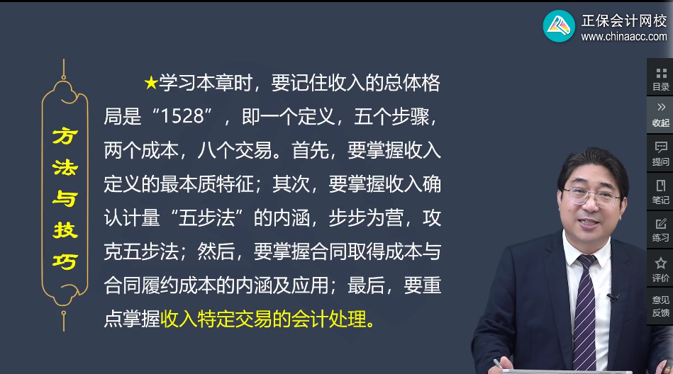 劉國(guó)峰： “1528”4步搞定中級(jí)會(huì)計(jì)實(shí)務(wù)收入章節(jié)——2