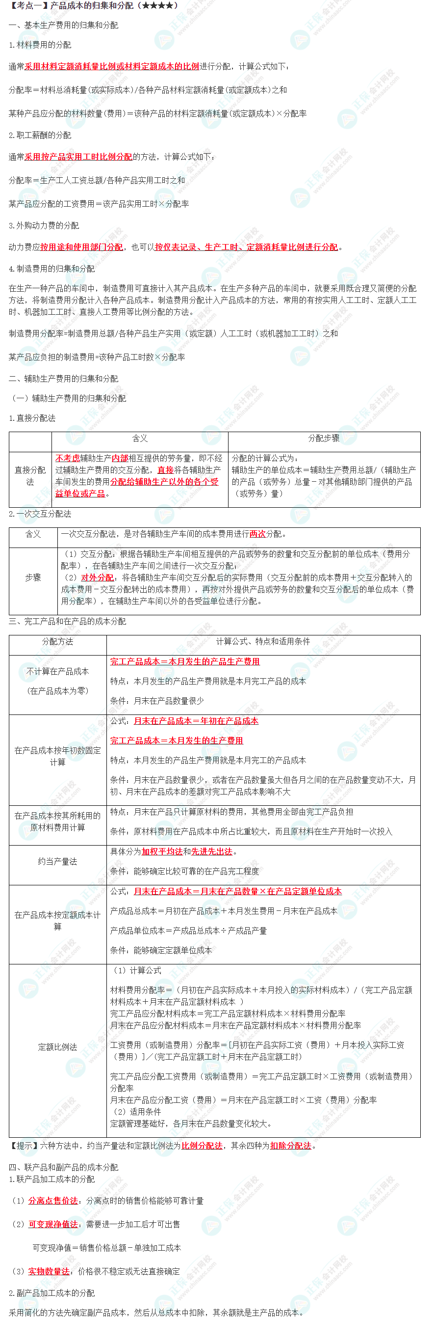 2023年注會《財管》高頻考點(diǎn)