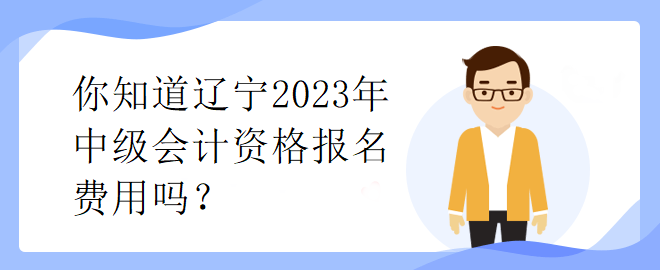 你知道遼寧2023年中級(jí)會(huì)計(jì)資格報(bào)名費(fèi)用嗎？