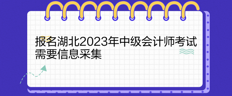 報(bào)名湖北2023年中級會計(jì)師考試需要信息采集