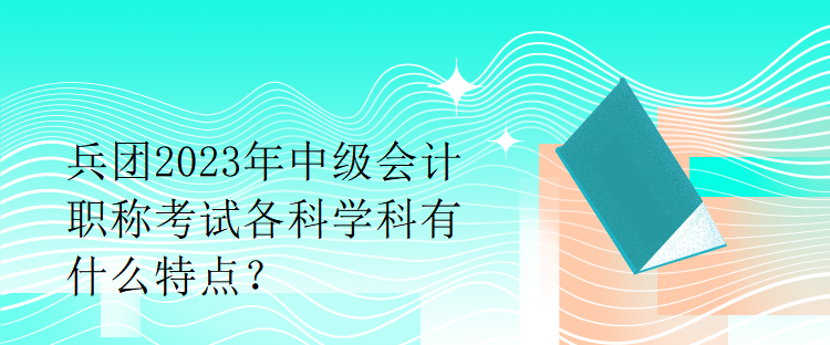 兵團(tuán)2023年中級(jí)會(huì)計(jì)職稱(chēng)考試各科學(xué)科有什么特點(diǎn)？