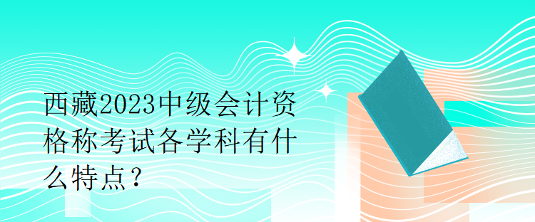 西藏2023中級(jí)會(huì)計(jì)資格稱(chēng)考試各學(xué)科有什么特點(diǎn)？