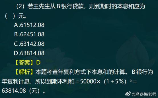 中級經濟師金融案例分析題