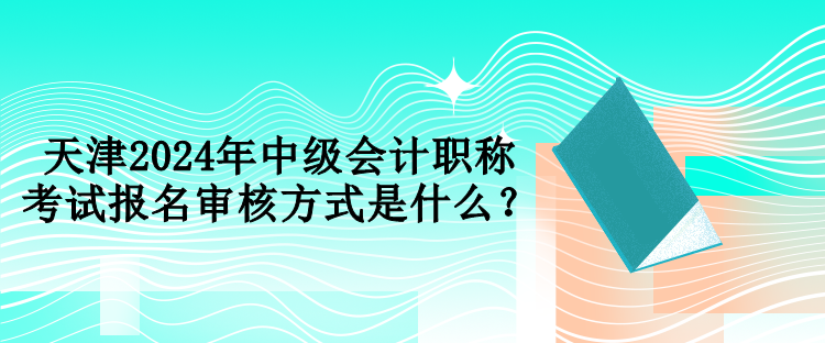 天津2024年中級會計職稱考試報名審核方式是什么？