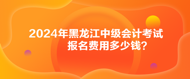 2024年黑龍江中級(jí)會(huì)計(jì)考試報(bào)名費(fèi)用多少錢？