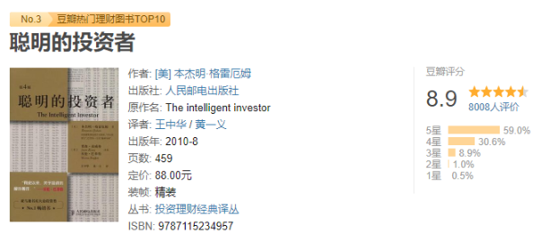 CFA入行必看！豆瓣均分8.0+的金融書！
