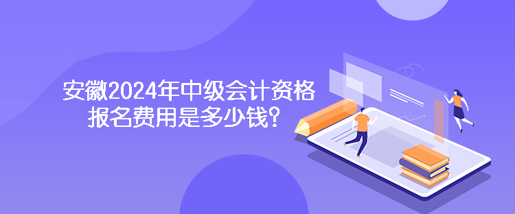 安徽2024年中級(jí)會(huì)計(jì)資格報(bào)名費(fèi)用是多少錢(qián)？