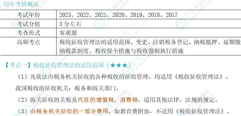 2024年注會(huì)《稅法》第13章高頻考點(diǎn)1