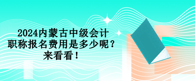 2024內(nèi)蒙古中級(jí)會(huì)計(jì)職稱報(bào)名費(fèi)用是多少呢？來(lái)看看！