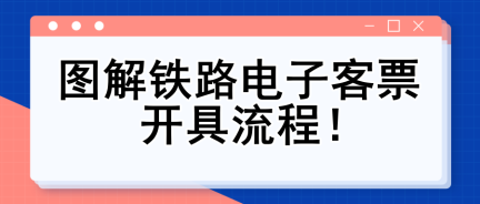 圖解鐵路電子客票開具流程！