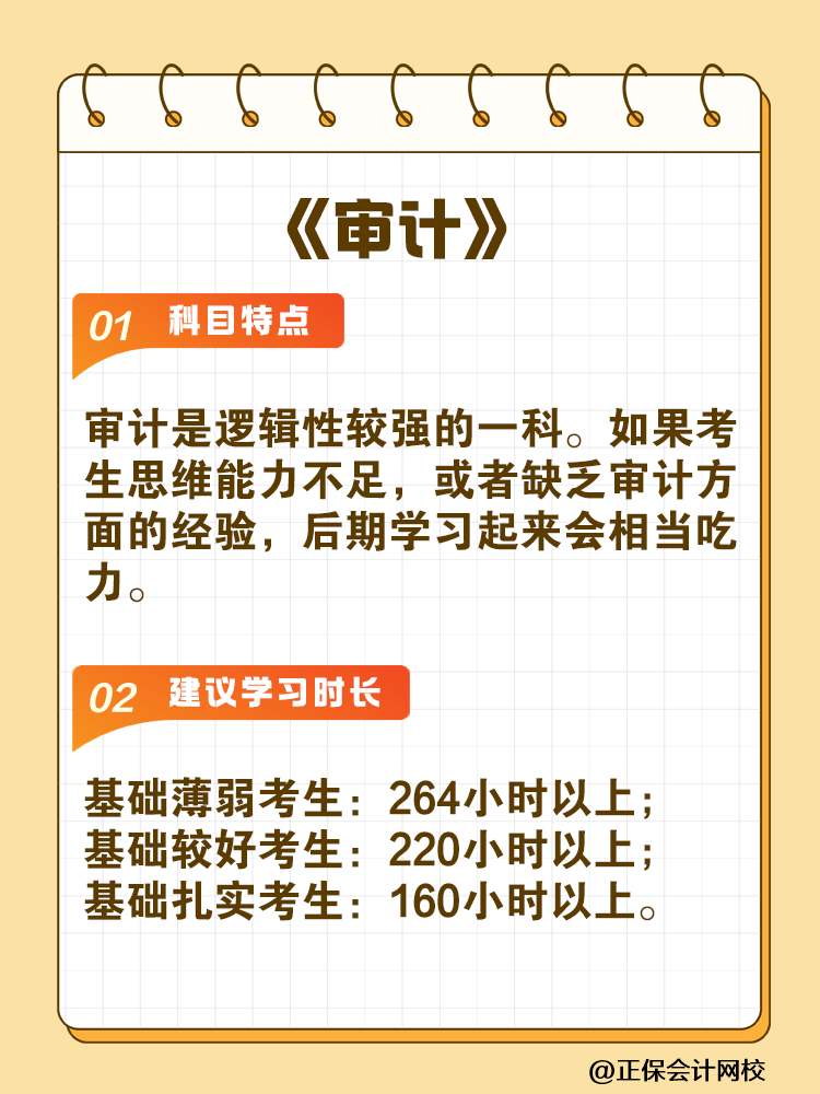 備考2025年注會建議你每科至少學習這些小時！