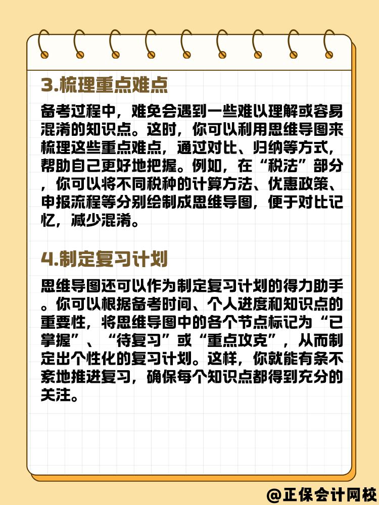 如何利用思維導(dǎo)圖備考2025年中級會計(jì)考試？